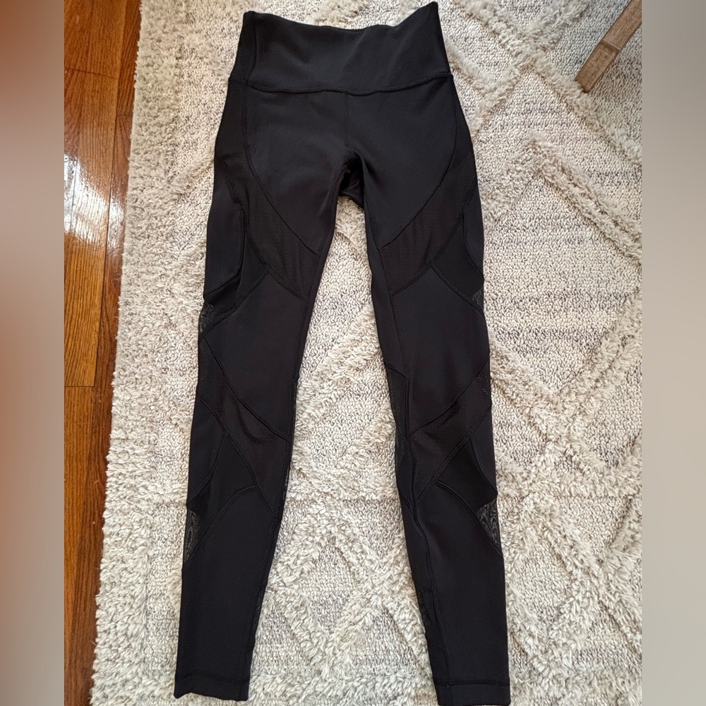 Lululemon Black Mesh Leggings